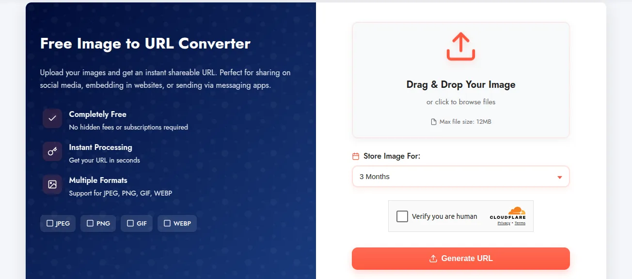 image to url converter snap of corenexis tools