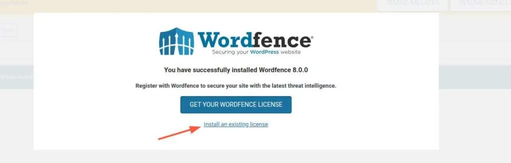 wordfence license update