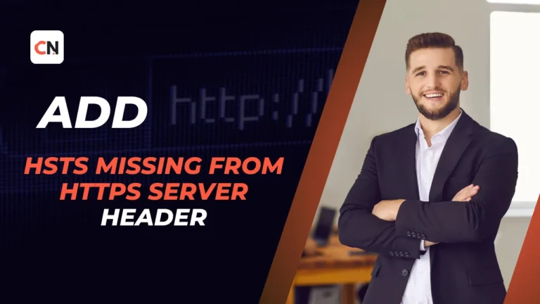 How to Add `HSTS Missing from Https Server` Header in your Website?