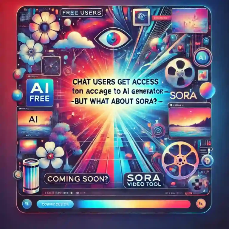 ChatGPT Free Users Get Access to AI Image Generator — But What About Sora?