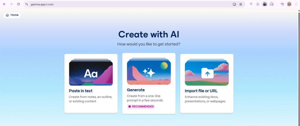 create with ai