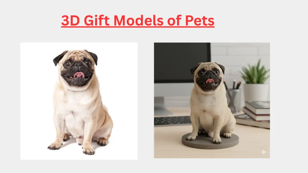 3D Gift Models of Pets
