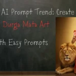 Gemini AI Prompt Trend: Create Durga Mata Art