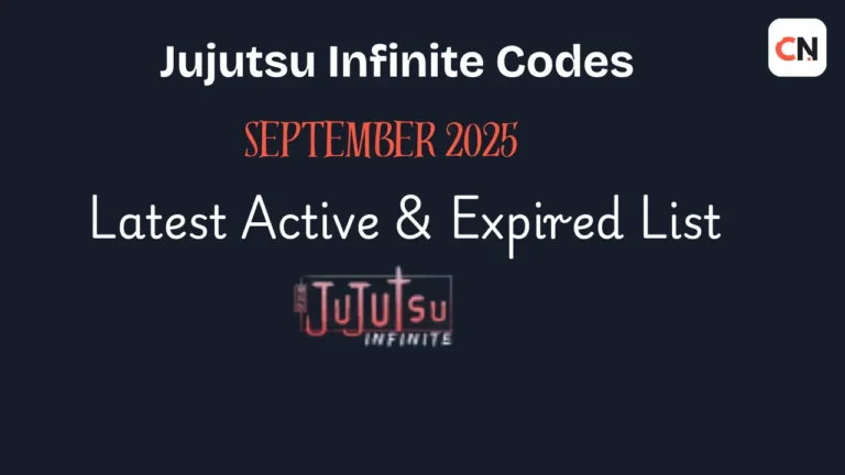 Jujutsu Infinite Codes (September 2025): Latest Active & Expired List