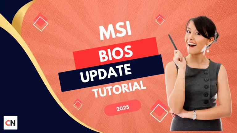 MSI BIOS Update Tutorial (2025 Full Guide)